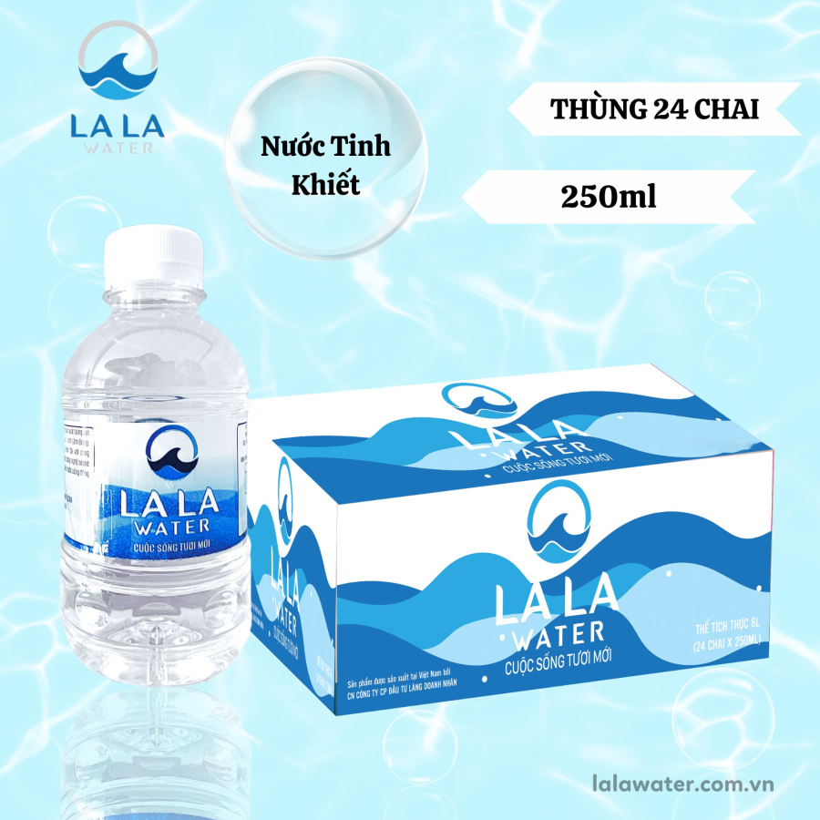 Thùng 24 Chai 250ML- LalaWater