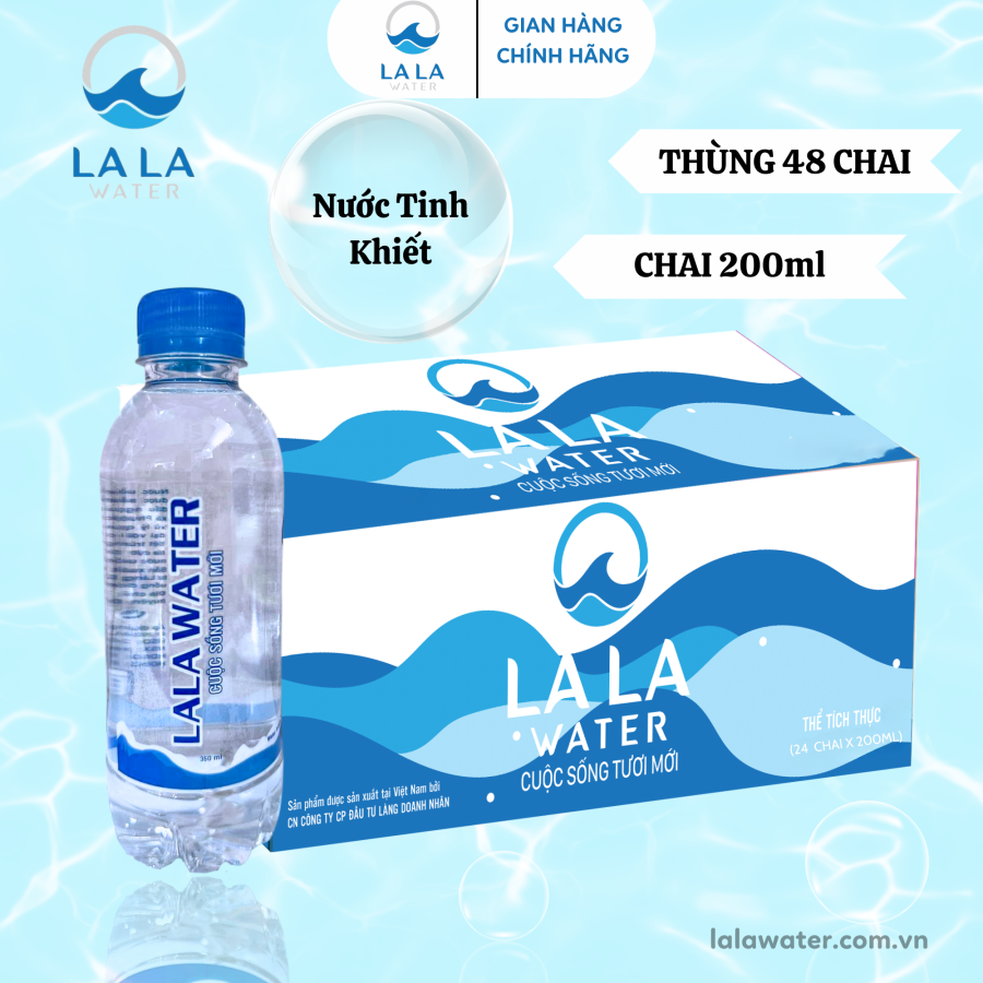 Thùng 48 Chai 200ML- LalaWater